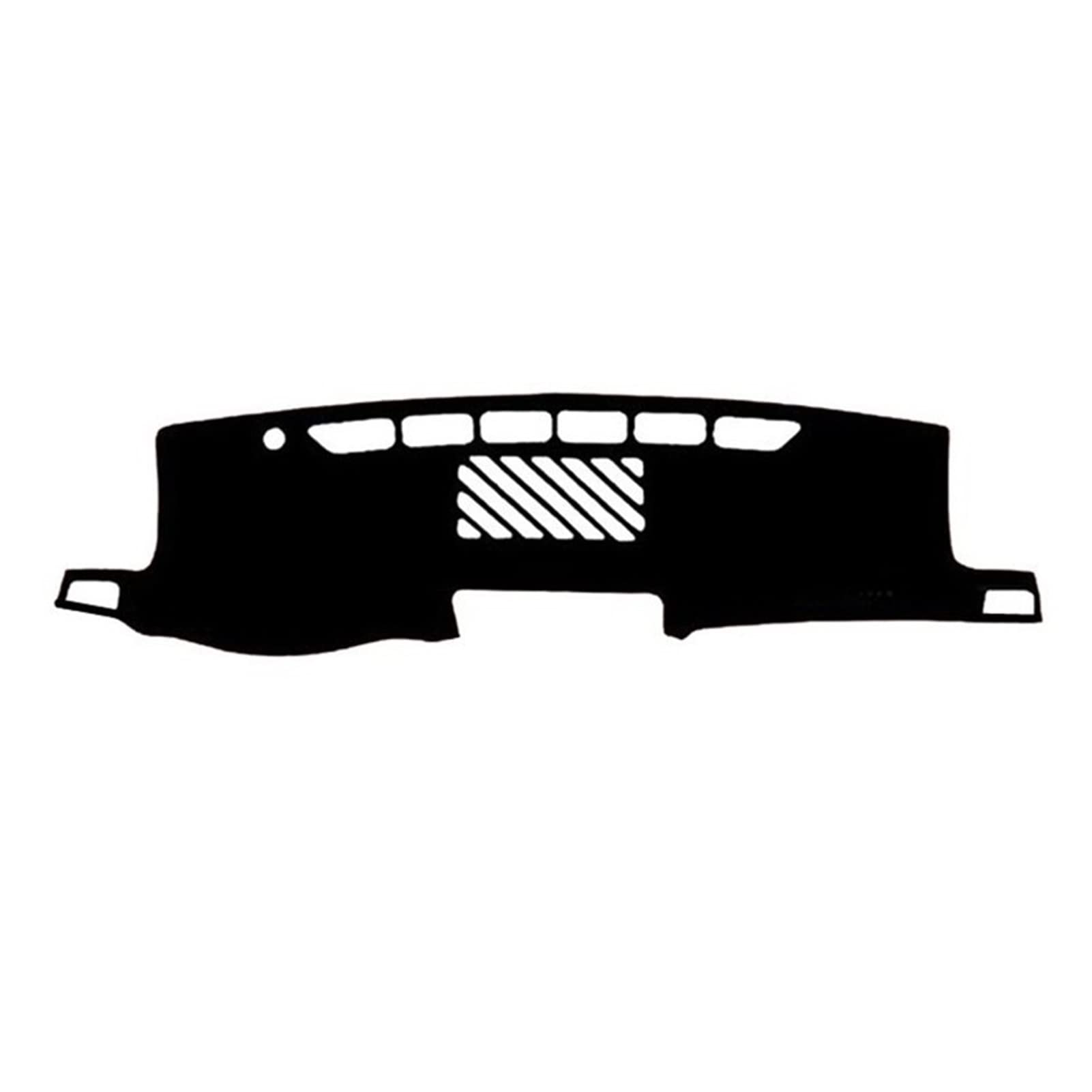 Yurefax LHD RHD Auto Auto Innere Armaturenbrett Abdeckung Dash Matte Cape Teppich Pad Kissen 2 Schichten, for Toyota, Crown S200 2010 2011 2012 2013 Auto-Armaturenbrett-Abdeckmatte(LHD Black) von Yurefax
