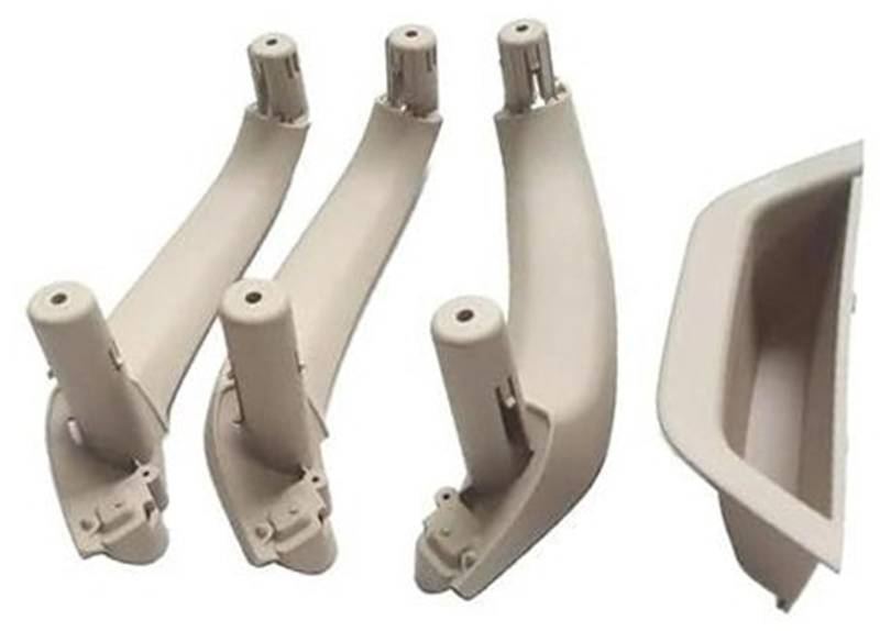 Yurefax LHD RHD Auto-Beifahrertür-Innengriffabdeckung, Türarmlehnenverkleidung, innere Zuggriffverkleidung, for, X3 X4 F25 F26 2010 2011–2016 Auto-Innentürgriff(Black RHD-Oyster) von Yurefax