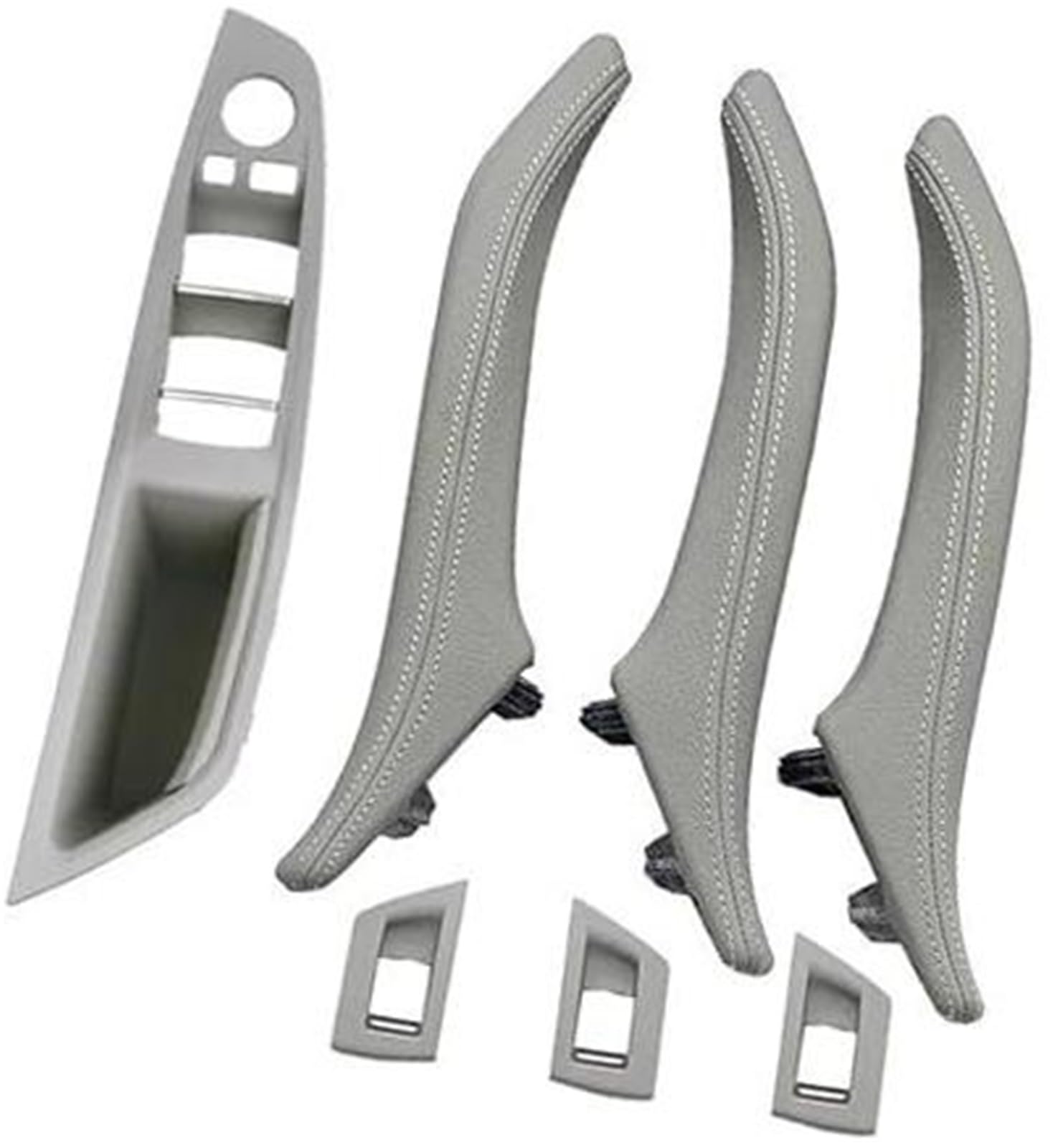 Yurefax LHD RHD Innentürgriff-Set, for, 5er F10 F11 F18 520 523 525 528 530 535 2010 2011–2017 51417225873 51417359283 Auto-Innentürgriff(Black Lhd Grey Set) von Yurefax