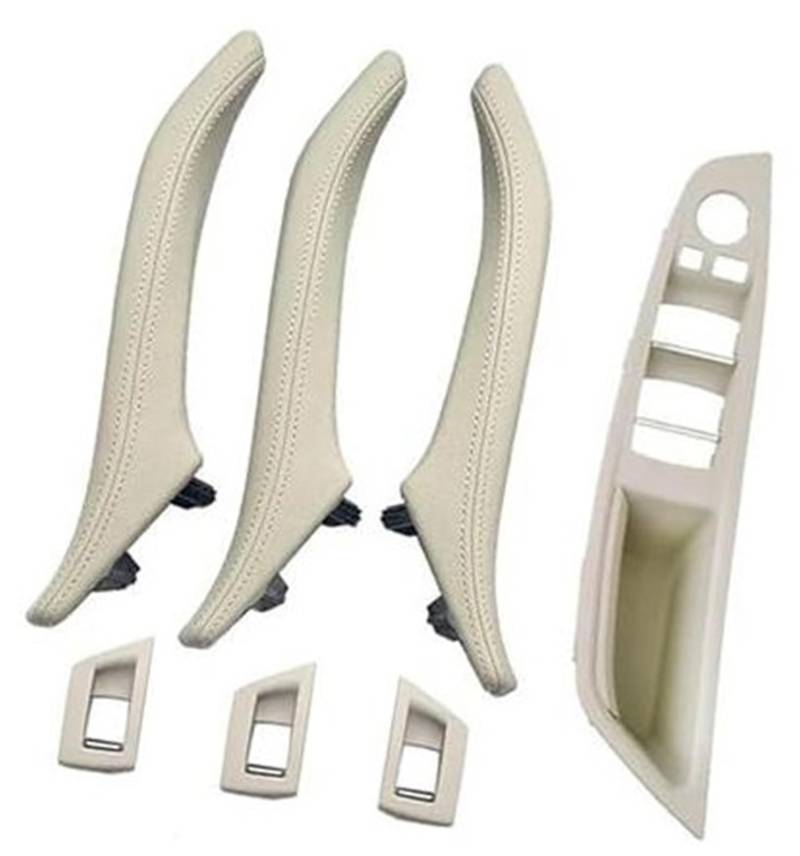 Yurefax LHD RHD Innentürgriff-Set, for, 5er F10 F11 F18 520 523 525 528 530 535 2010 2011–2017 51417225873 51417359283 Auto-Innentürgriff(Black RHD Oyster Set) von Yurefax