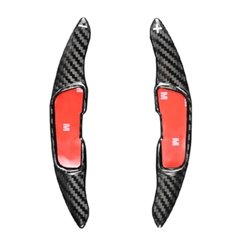 Yurefax Lenkrad-Schaltwippenverlängerung aus echtem Carbonfaser for Mazda 6 3 2014-2017 und CX3 2016-2017 und CX5 2013-2016 Auto-Schaltwippen von Yurefax