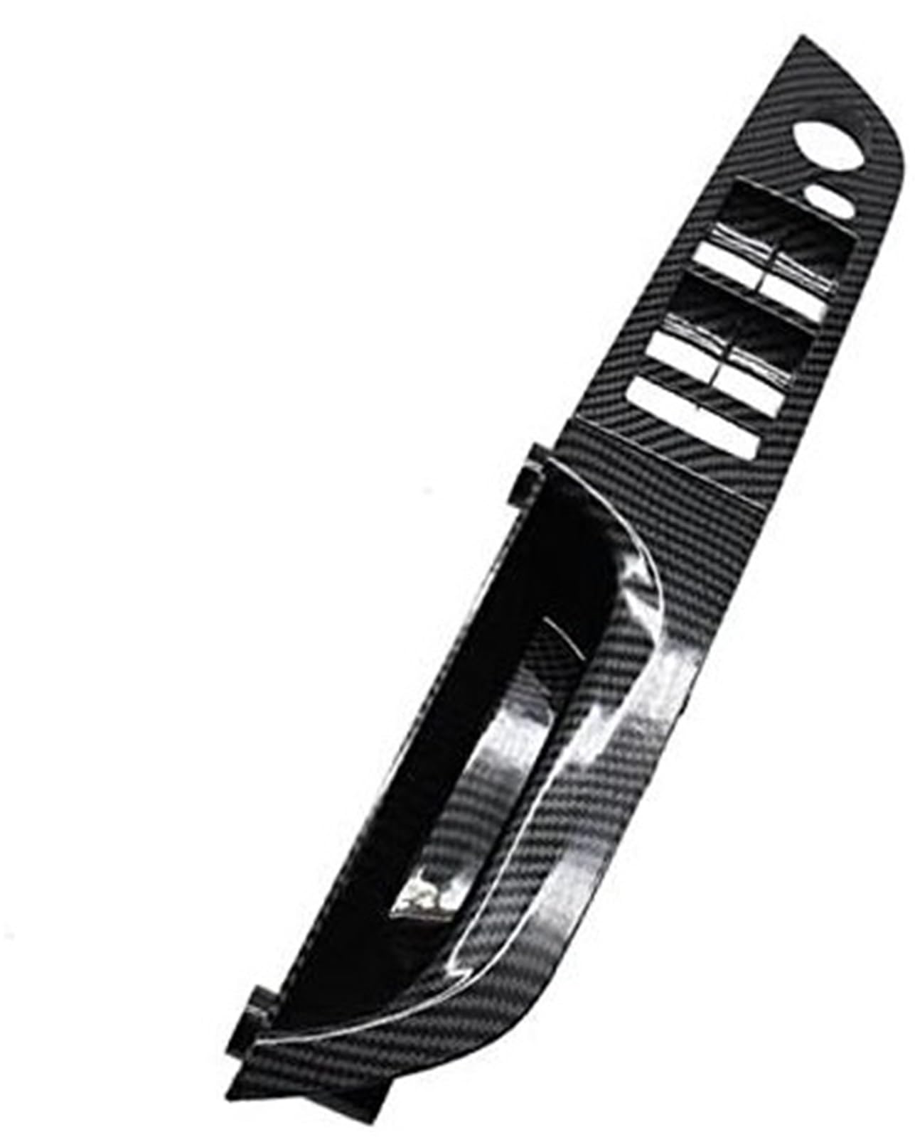 Yurefax Linkshänder-Fahrer-Carbonfaser-Innentürgriff-Armlehnenverkleidung, for, 3er-Serie E90 E91 316 318 320 325 328 Auto-Innentürgriff(Black 35.5 B2) von Yurefax