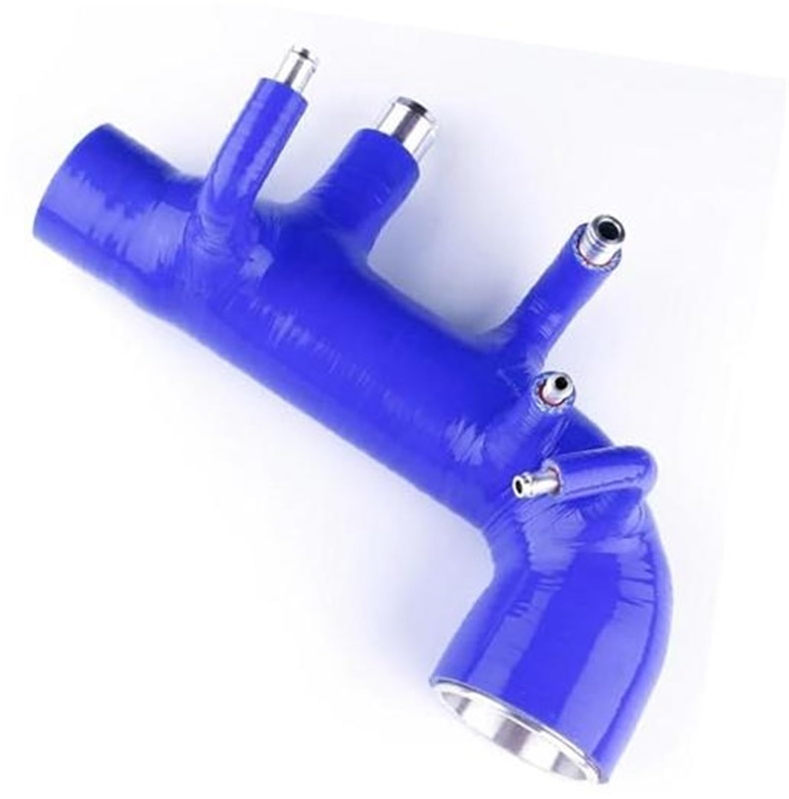 Yurefax Lufteinlass, for Subaru, Impreze WRX STI GDB GDA EJ20 EJ25, Forester, SG5 XT 2.5 2000–2008, Turbo-Silikon-Ansaugschlauch, Einlassschlauch Luftfilter-Ansaugrohr(Black Blue) von Yurefax