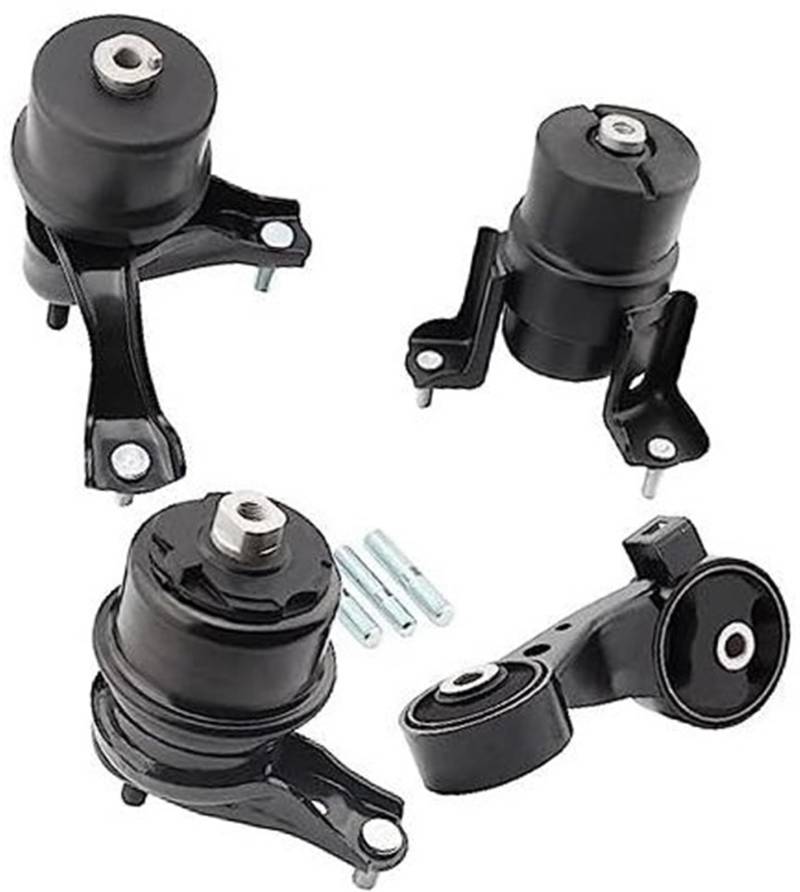 Yurefax Motor- und Getriebehalterung, kompatibel mit 2002–2003 Camry SE 3.0L V6 und 2002–2006 Camry LE XLE 3.0L V6 Frontmotorgetriebe, ersetzt OE A4203 A4207 A4211 A4236, 4er-Set Vibration der Motorha von Yurefax