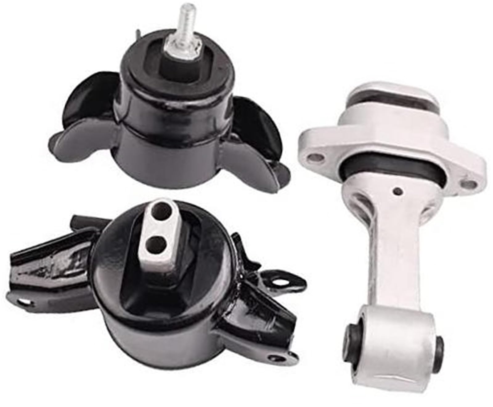 Yurefax Motorhalterungen for Kraftfahrzeuge, kompatibel mit 2011–2016, for Elantra, 1,8 l (Automatikgetriebe) – Motor- und Getriebehalterungen aus schwarzem Metall Vibration der Motorhalterung von Yurefax