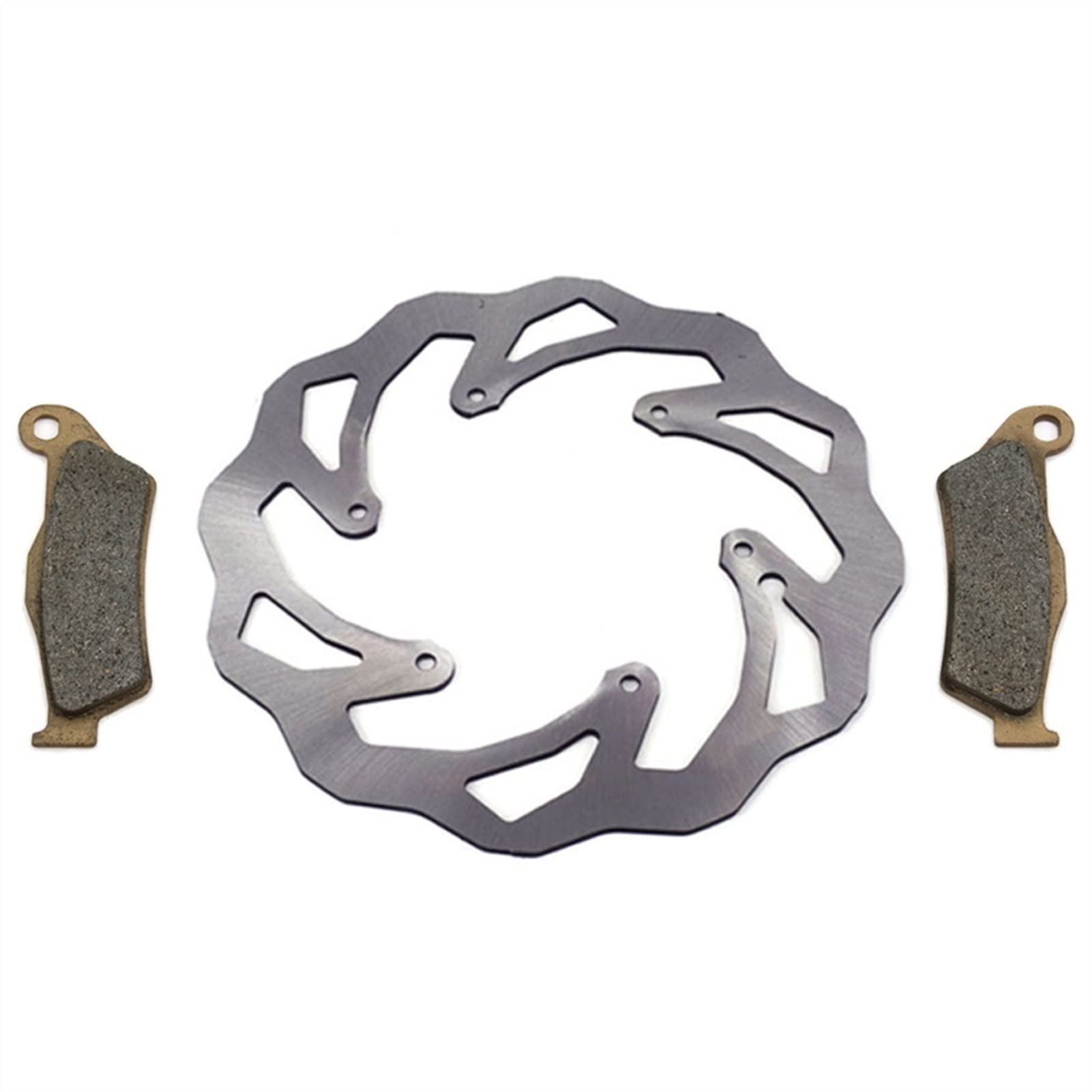 Yurefax Motorrad 220MM 260MM Bremsscheiben vorn hinten Rotoren Bremsbeläge, for EXC SX SXF XC XCF XCW XCFW 125 150 250 300 350 450 530 Motorrad-Bremsscheibe(Front Brake) von Yurefax