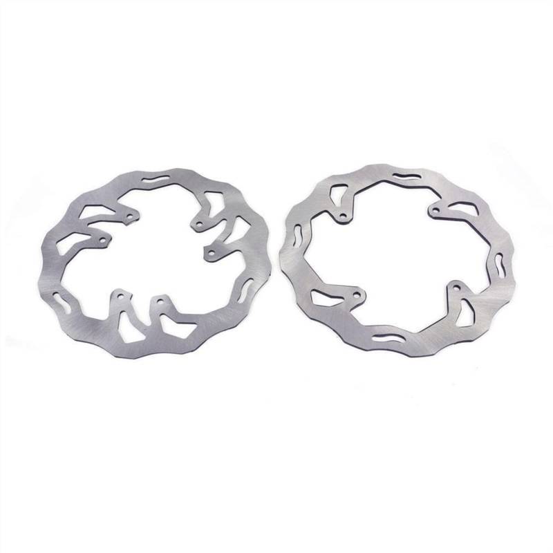 Yurefax Motorrad-Bremsscheiben vorn und hinten, for CR125R CR250R 2002-2007 CRF250R 2004-2014 CRF450R 2002-2014 CRF250X 2004-2017 CRF450X 2005-2017 Motorrad-Bremsscheibe von Yurefax