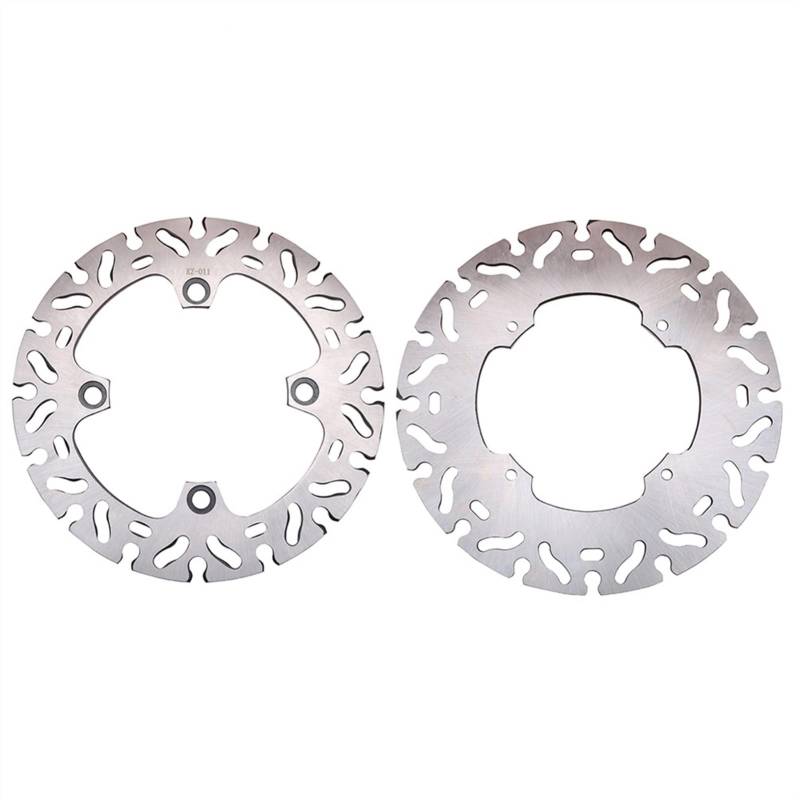 Yurefax Motorrad-Bremsscheibenrotor aus Edelstahl, 240 mm, 220 mm, vorne und hinten, for XR250 CRM250 XLR250 XR CRM XLR 250 Motorrad-Bremsscheibe(Front and Rear) von Yurefax