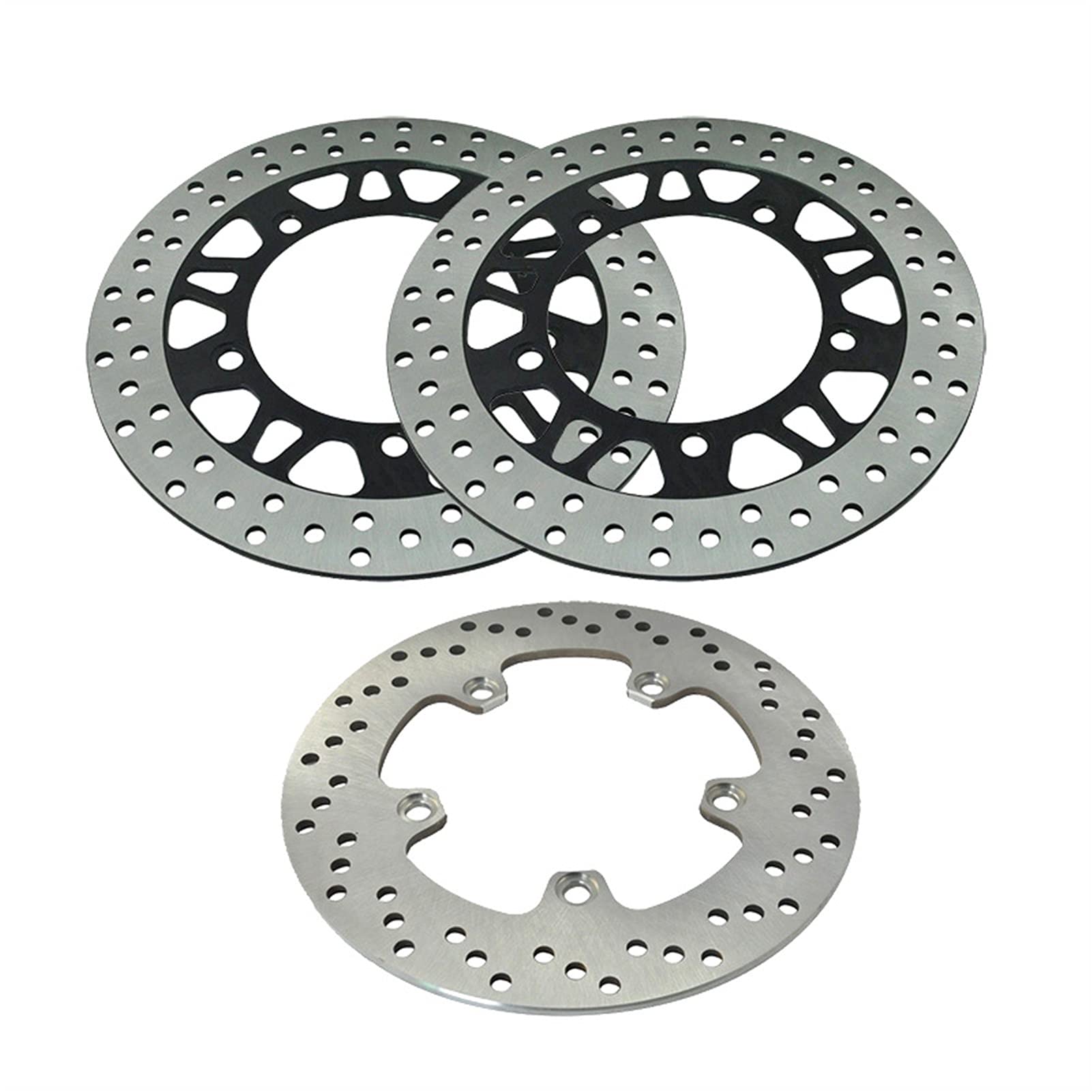 Yurefax Motorrad Vorne Hinten Bremsscheibe Rotor, for Suzuki, Roller Burgman650 Skywave650 AN650 2004-2011 AN 650 Executive ABS Motorrad-Bremsscheibe Yurefax Motorrad Vorne Hinten Bremsscheibe Rotor, for Suzuki, Roller Burgman650 Skywave650 AN650 2004-2011 AN 650 Executive ABS Motorrad-Bremsscheibe von Yurefax