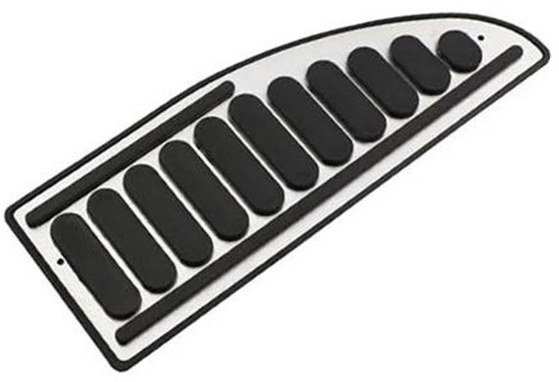 Yurefax Pedalauflage, for Focus, 3 MK3, for III 2012-2018 Teile Auto Auto Gaspedale Bremspedalsatz Abdeckungen Kupplungsauflage Fußpedalabdeckung Auto-Kupplungspedal(Black 1 Piece Rest Pedal) von Yurefax