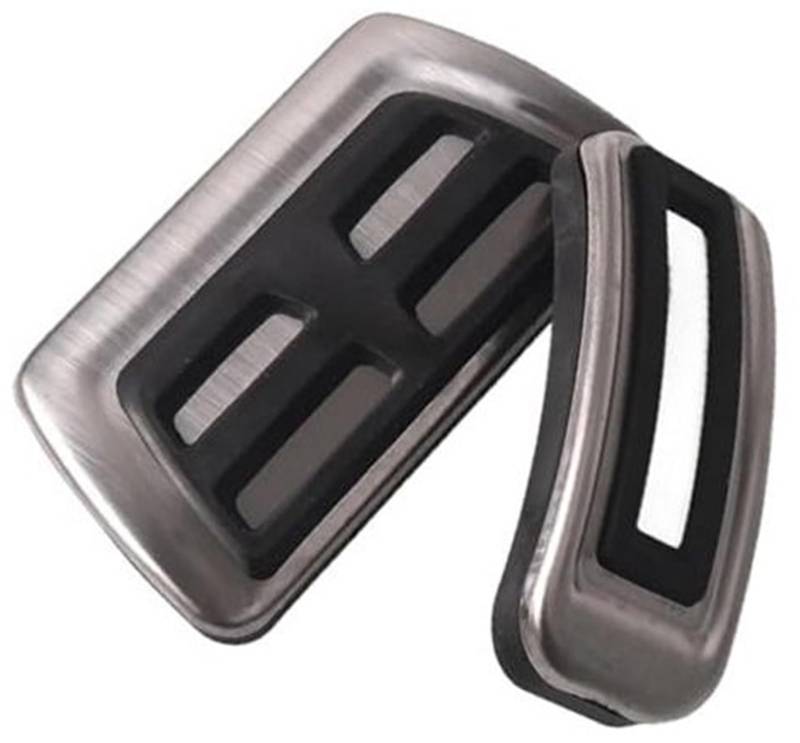 Yurefax Pedalauflage, for Mazda, 3 6 MT at Gasbremse Kupplung Gaspedal Autozubehör Edelstahl Das Gaspedal Auto-Kupplungspedal(Black at) von Yurefax