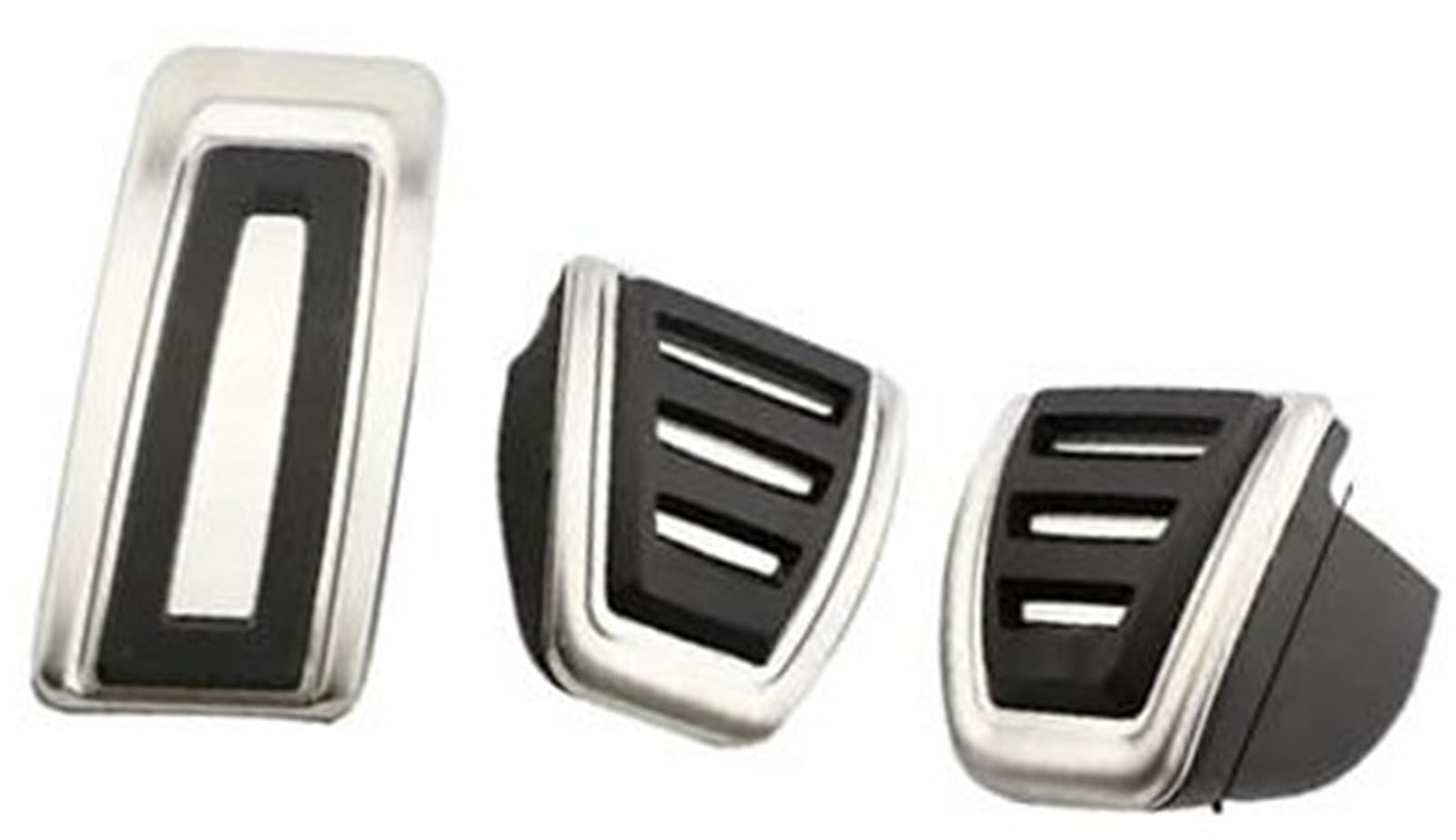 Yurefax Pedalauflage, for Passat, for LIM, for VAR, for VIII 2015+ Teile Autopedale Fuß Kraftstoff Bremse Kupplungsdeckel Auto-Kupplungspedal(Black MT 3 Pieces) von Yurefax