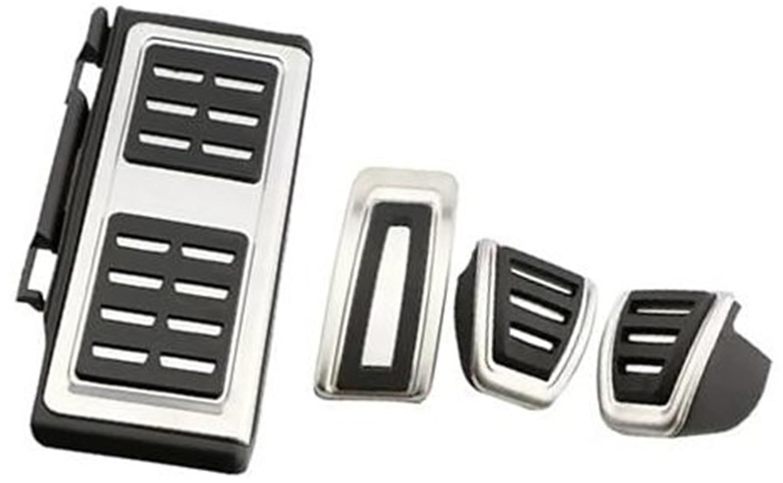 Yurefax Pedalauflage, for Passat, for LIM, for VAR, for VIII 2015+ Teile Autopedale Fuß Kraftstoff Bremse Kupplungsdeckel Auto-Kupplungspedal(Black MT 4 Piece) von Yurefax