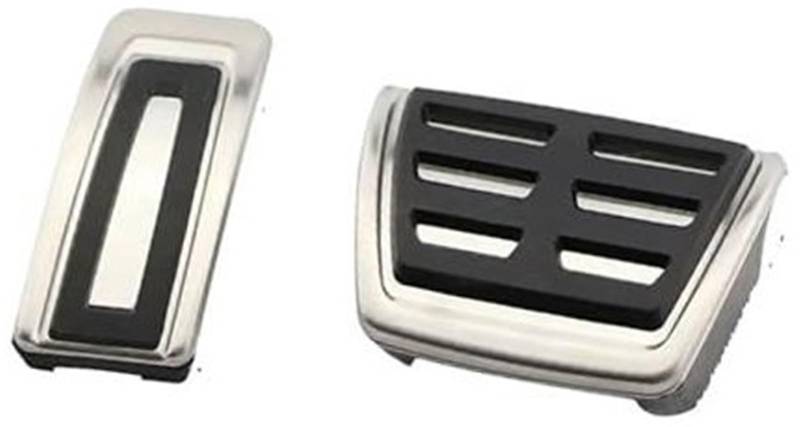Yurefax Pedalauflage, for Passat, for LIM, for VAR, for VIII 2015+ Teile Autopedale Fuß Kraftstoff Bremse Kupplungsdeckel Auto-Kupplungspedal(Black at 2 Pieces) von Yurefax