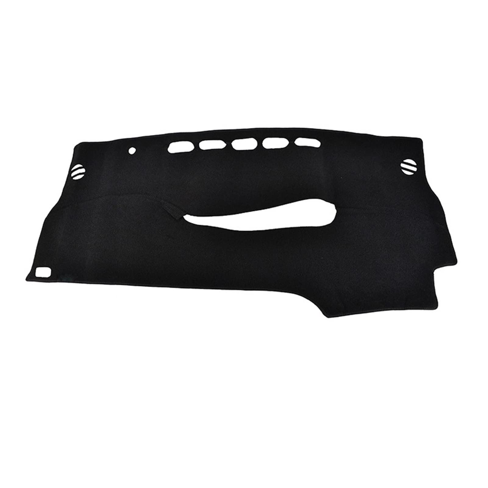 Yurefax RHD Armaturenbrett-Matte rechts, Armaturenbrett-Abdeckung rechts, Sonnenschutz-Teppich, for Toyota, Prius XW30 2010 2011 2012 2013 2014 2015 Auto-Armaturenbrettmatte(Black) von Yurefax