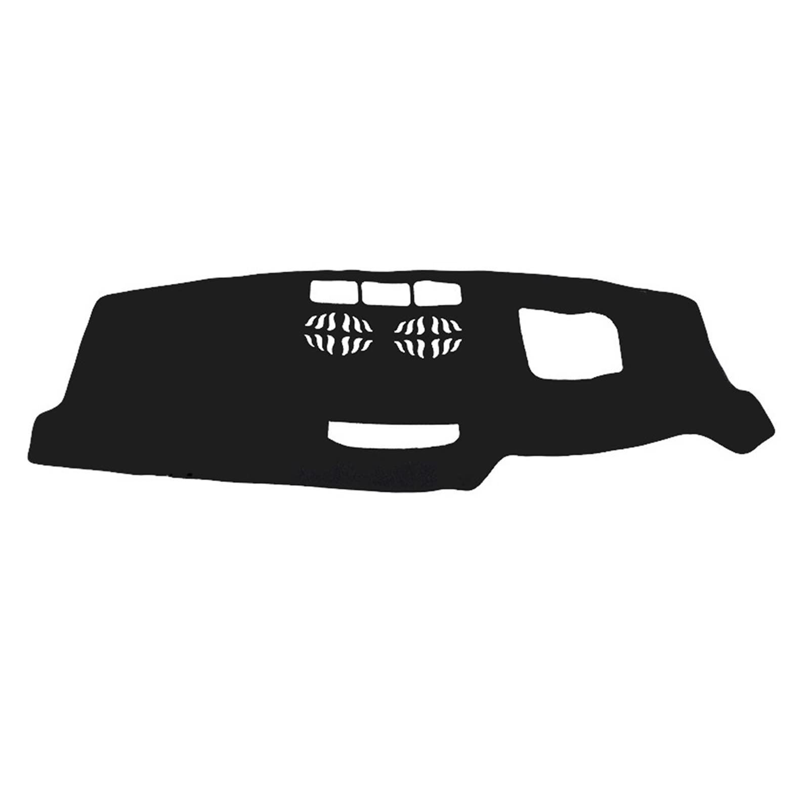 Yurefax RHD Armaturenbrettmatte DashMat Silikon rutschfeste Sonnenschutz-Armaturenbrettabdeckung Anti-UV, for Mazda, CX-5 CX5 zweite Generation KF 2017 2018 Auto-Armaturenbrett-Abdeckmatte(Black) von Yurefax