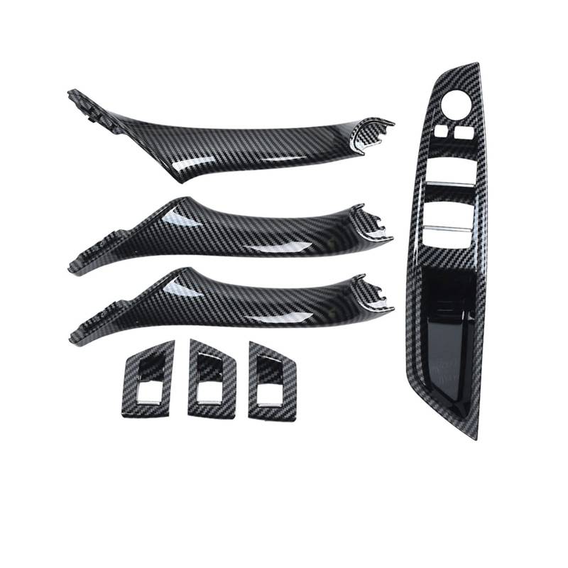 Yurefax RHD Rechtslenker-Armlehnen-Zuggriffsatz for Fahrerinnentür, for, for 5er F10 F11 520i 523i 525i 528i 535i 2009-2016 Innentürgriff(RHD Carbon Fiber) von Yurefax