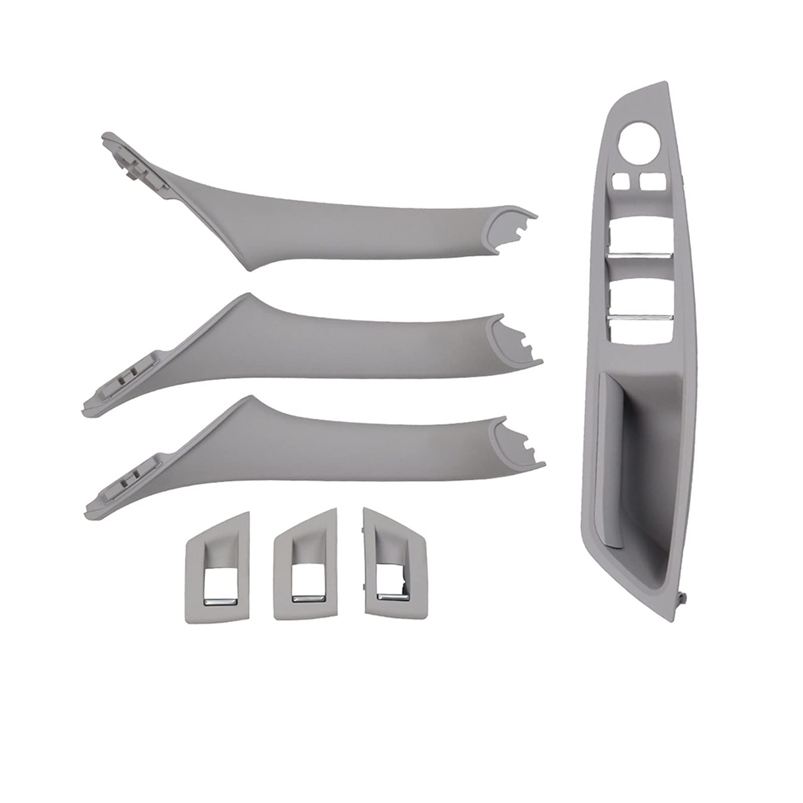 Yurefax RHD Rechtslenker-Armlehnen-Zuggriffsatz for Fahrerinnentür, for, for 5er F10 F11 520i 523i 525i 528i 535i 2009-2016 Innentürgriff(RHD Gray) von Yurefax