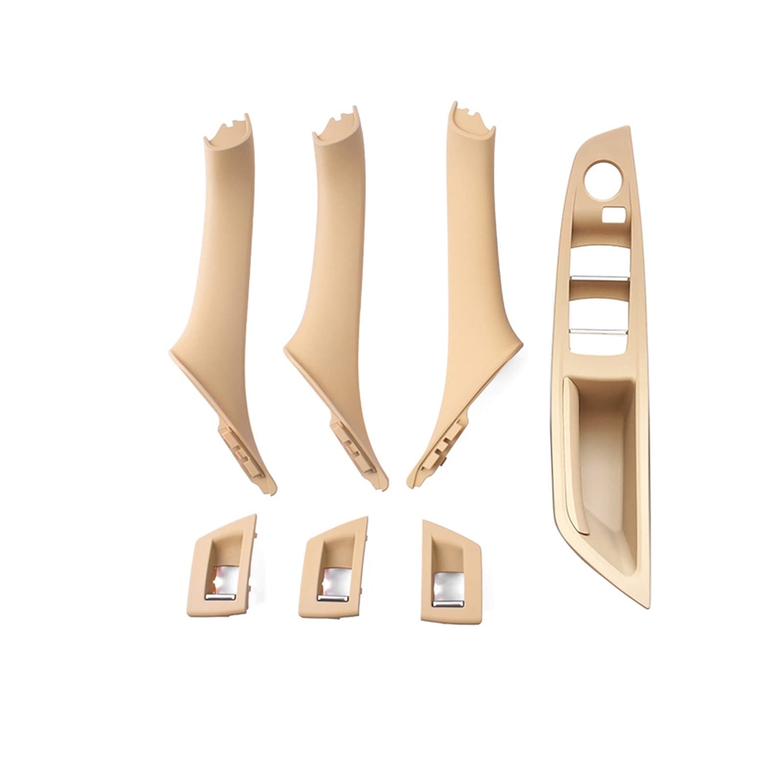 Yurefax Rechtes Lenkrad RHD Innentür Armlehne Zuggriff Set, for, for 5 Series F10 F11 520i 523i 525i 528i 535i 2009-2016 Innentürgriff(RHD Beige) von Yurefax