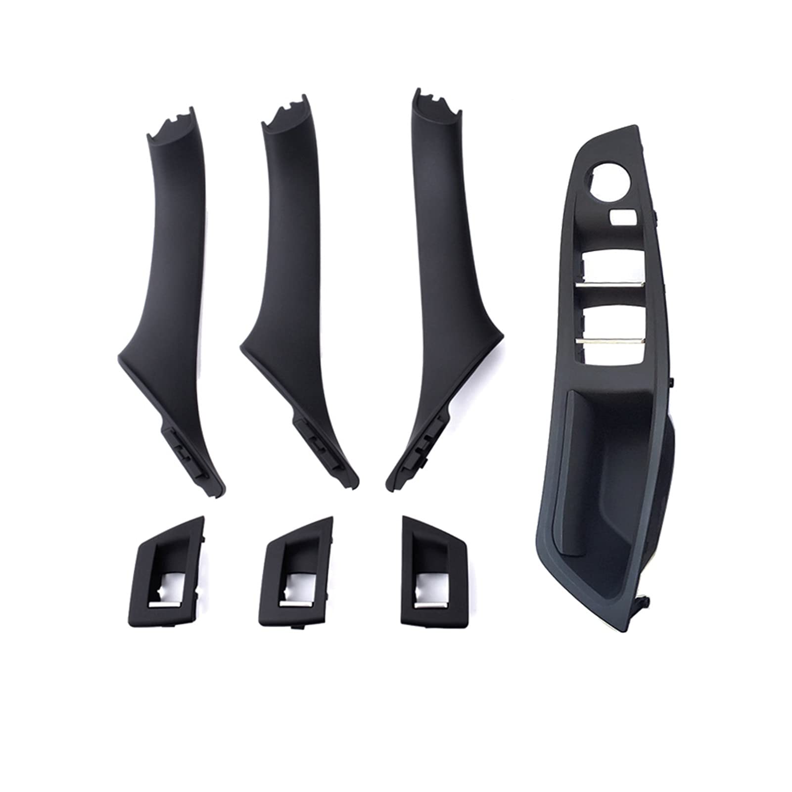 Yurefax Rechtes Lenkrad RHD Innentür Armlehne Zuggriff Set, for, for 5 Series F10 F11 520i 523i 525i 528i 535i 2009-2016 Innentürgriff(RHD Black) von Yurefax