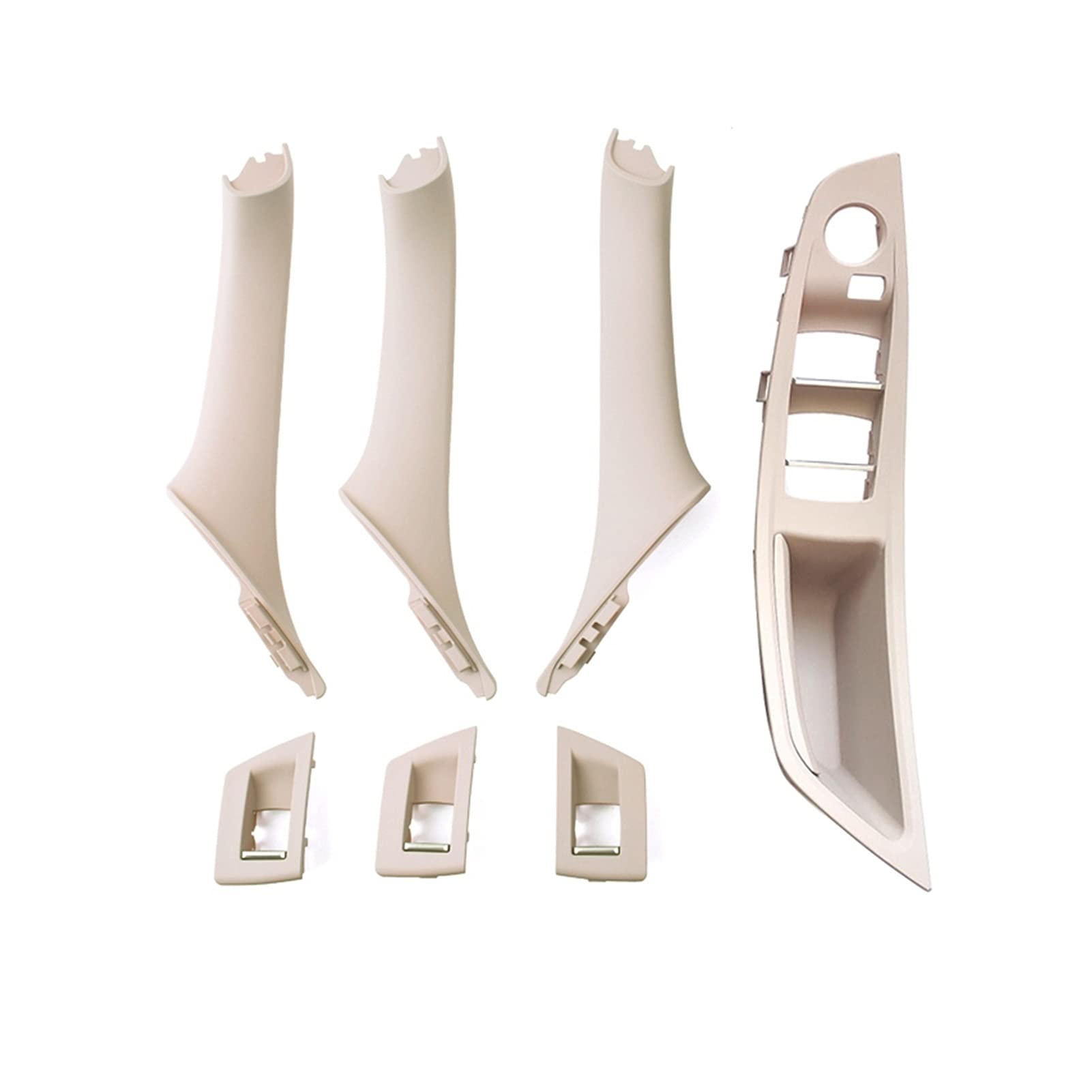 Yurefax Rechtes Lenkrad RHD Innentür Armlehne Zuggriff Set, for, for 5 Series F10 F11 520i 523i 525i 528i 535i 2009-2016 Innentürgriff(RHD Oyster) von Yurefax