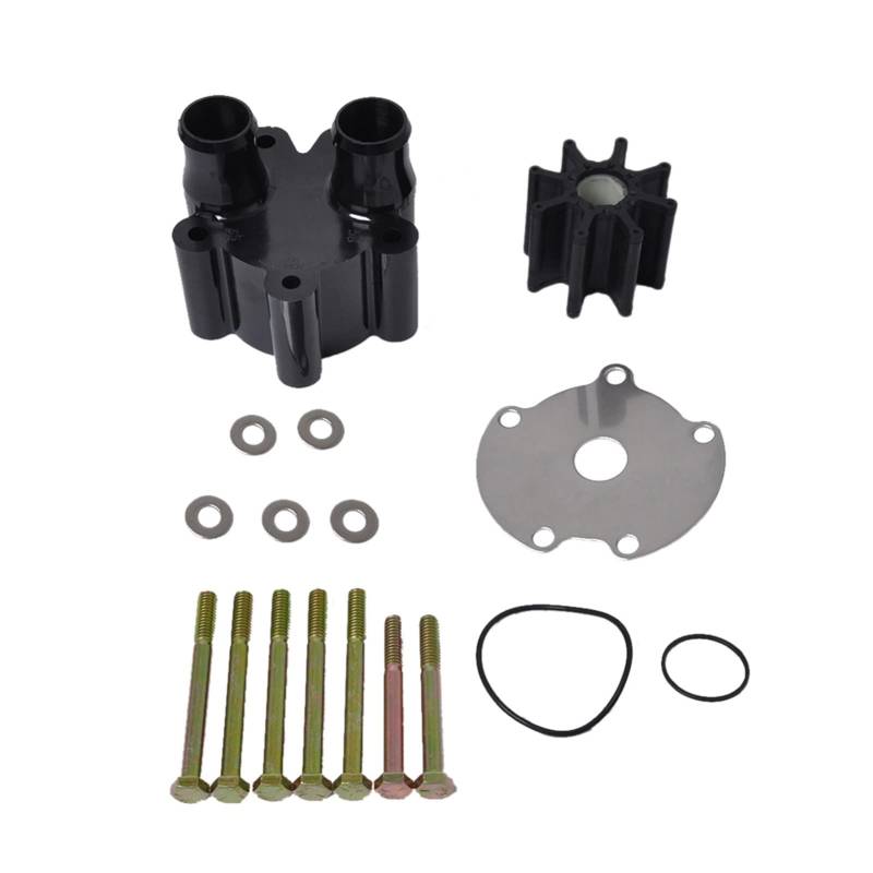 Yurefax Reparatursatz for Wasserpumpenlaufrad mit Gehäuse, for Mercruiser 46-807151A14 Impeller für Schiffswasserpumpen von Yurefax