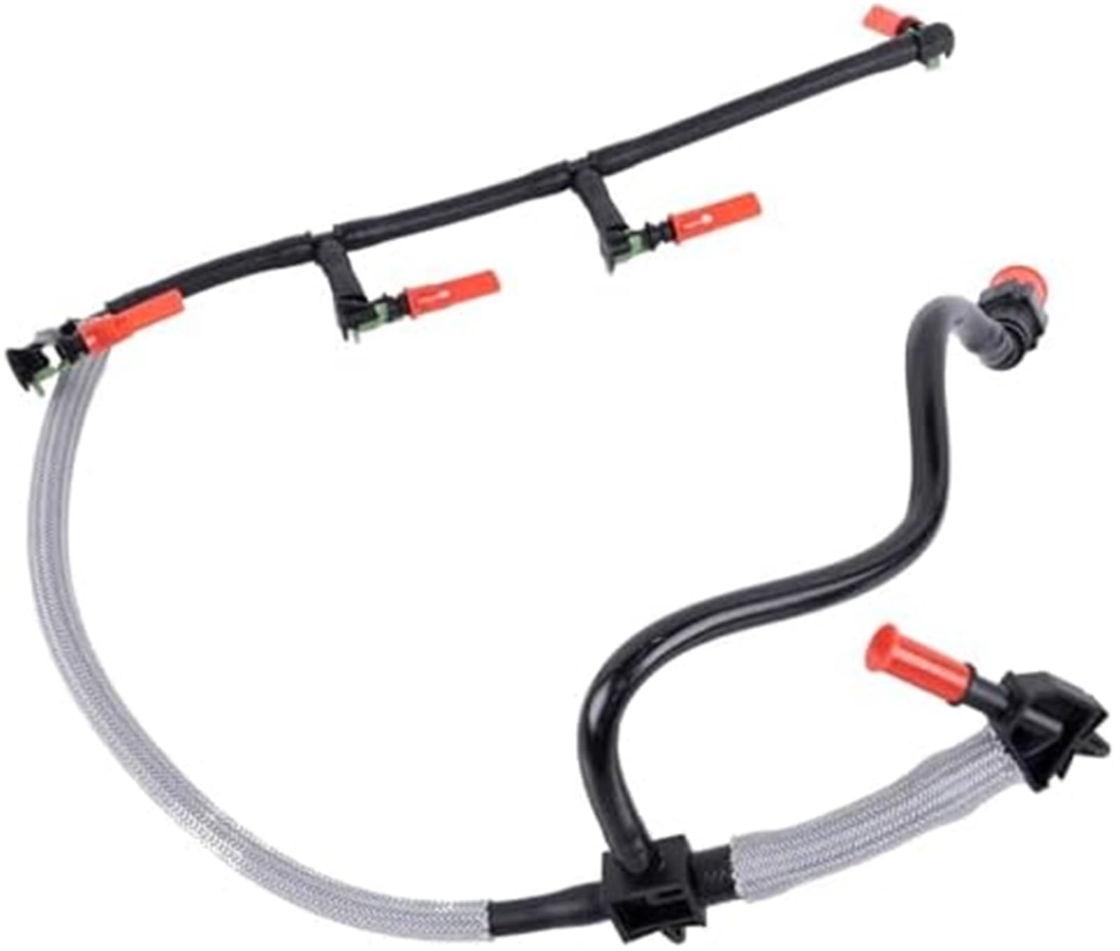 Yurefax Rücklaufschlauch for Einspritzdüsen, kompatibel mit Transit Mk7 Mk8 2.2 TDCI RWD Defender, Ersatz for 1761932 BK3Q9K022AG, Überlauf-Rücklaufschlauch for Einspritzdüsen Kraftstoffrücklaufschlau Yurefax Rücklaufschlauch for Einspritzdüsen, kompatibel mit Transit Mk7 Mk8 2.2 TDCI RWD Defender, Ersatz for 1761932 BK3Q9K022AG, Überlauf-Rücklaufschlauch for Einspritzdüsen Kraftstoffrücklaufschlau von Yurefax