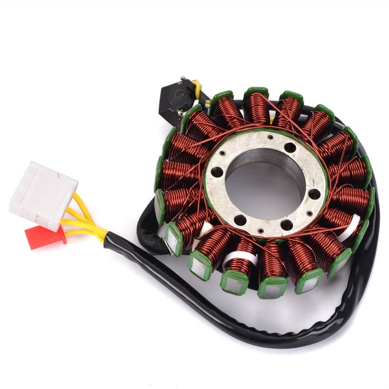Yurefax Statorspule for Motorrad-Magnetogenerator, for NSS250X NSS250EX NSS250 X/EX MF08 MF-08 Forza 250 X EX 2004 2005 2006 2007 Motorrad-Zündspule von Yurefax