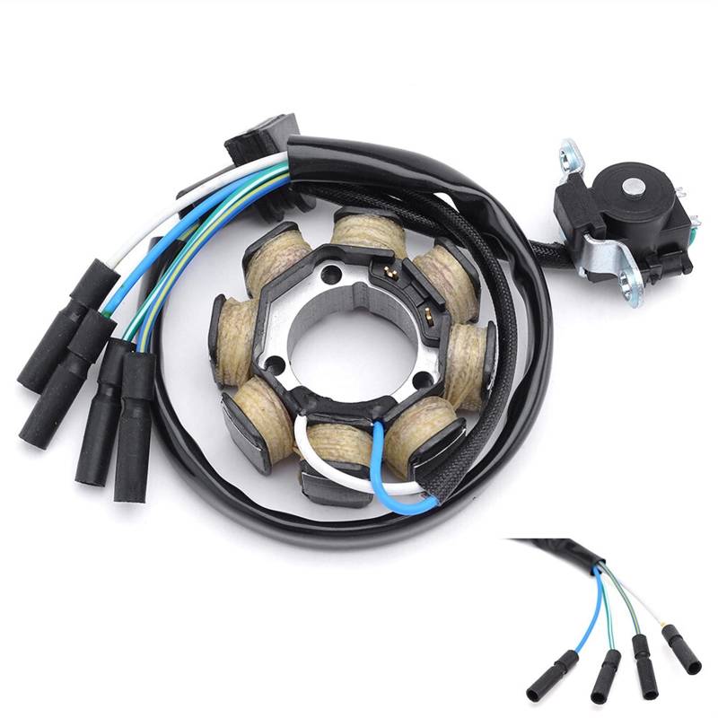 Yurefax Statorspule for Motorradmotorgenerator, for CRF450R CRF 450R 450 R 2002 2003 31100-MEB-670 31100-MEB-671 Motorrad-Zündspule von Yurefax