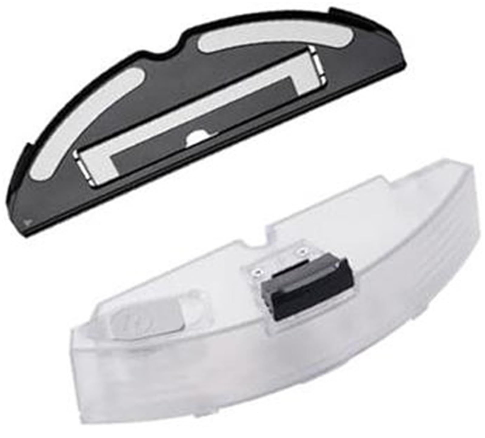 Yurefax Staubsauger Elektrisch gesteuerter Wassertank Mopps Tuchhalterung Staubbox Ersatzteile, for Roborock, S7 Staubsauger-Staubbehälter(Black Left Wheel) von Yurefax