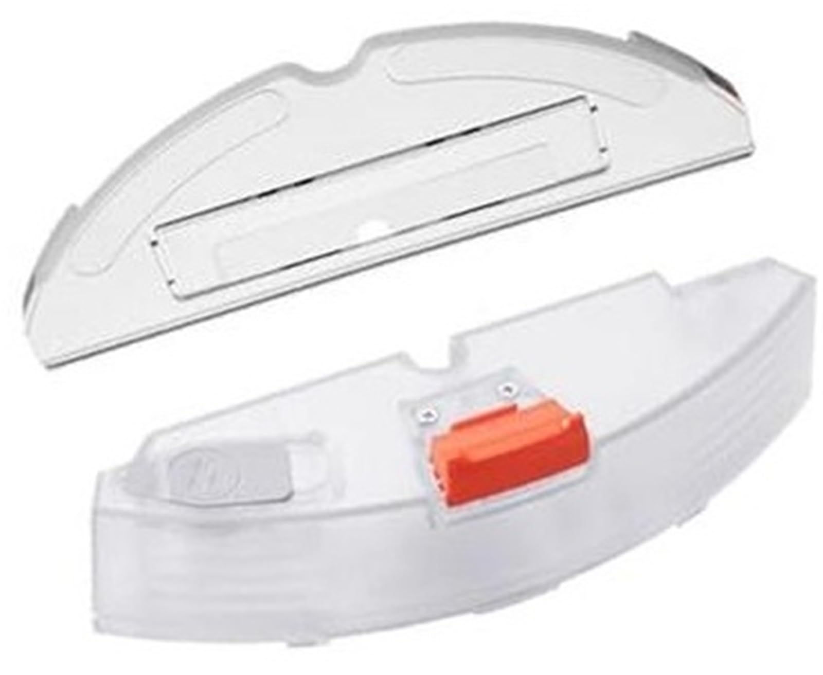 Yurefax Staubsauger Elektrisch gesteuerter Wassertank Mopps Tuchhalterung Staubbox Ersatzteile, for Roborock, S7 Staubsauger-Staubbehälter(White Left Right Wheel) von Yurefax
