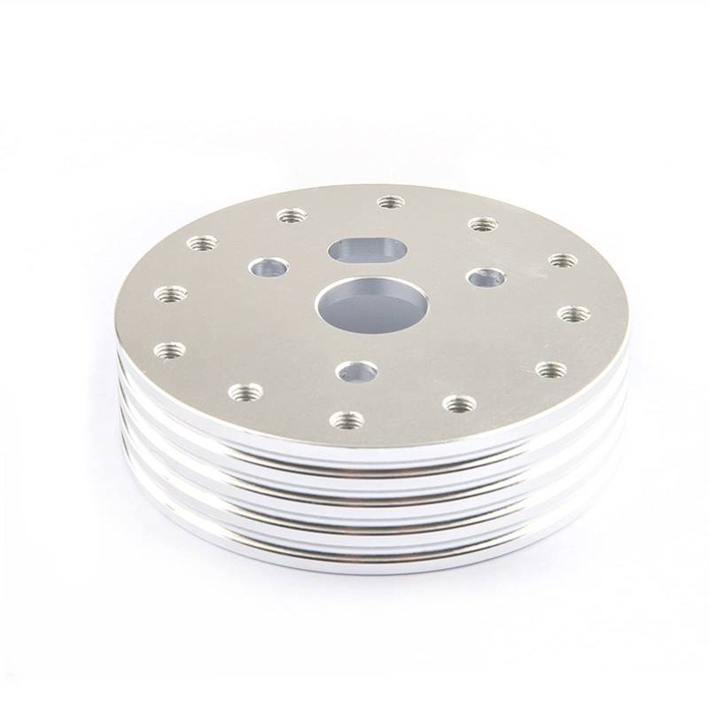 Yurefax Universal 0,5 in 1 in Lenkrad Zu Grant 3 Loch Hub Spacer Pad 6 Loch Adapter Auto Zubehör Lenkradnabenadapter(1in-Silver) von Yurefax