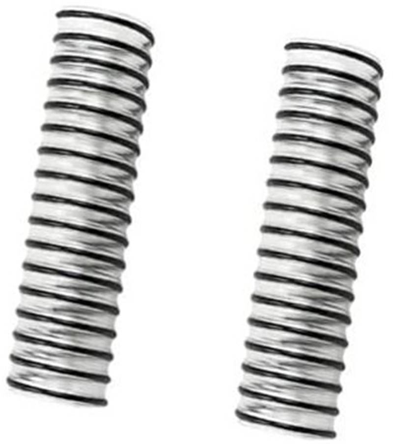 Yurefax Unterer Kanalschlauch for Staubsauger, Ersatzteil for H11, H12, H12S, ABS, Silber, 11 cm, 2er-Pack Staubsaugerkopf-Reparaturschlauch von Yurefax