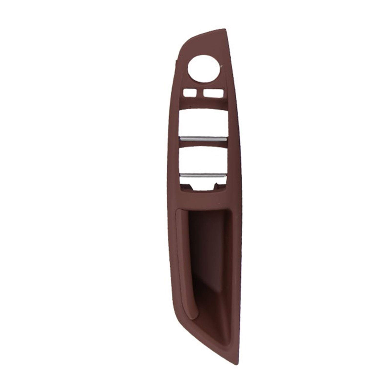 Yurefax Vorne rechts Fahrertürinnengriff Armlehne Schalterfeld ABS+PC Blende 2-Loch, for, for 5er F10 2010-2017 RHD Innentürgriff(Wine Red) von Yurefax
