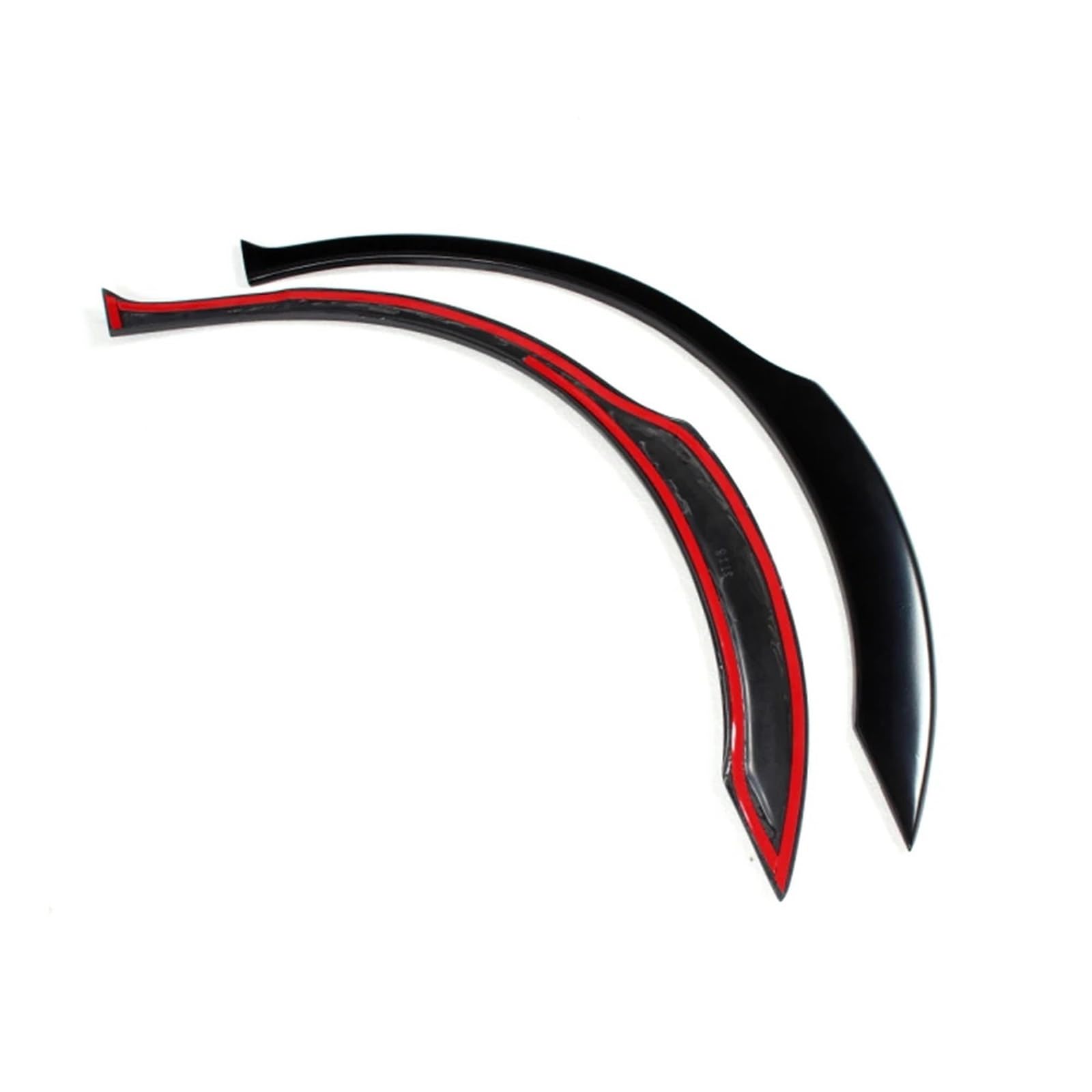 Yurefax Zierleisten-Kits, for Subaru, Impreza WRX STI 2003-2006 PU-Heckscheiben-Kotflügelverbreiterung, Radblenden Kotflügelverbreiterung von Yurefax