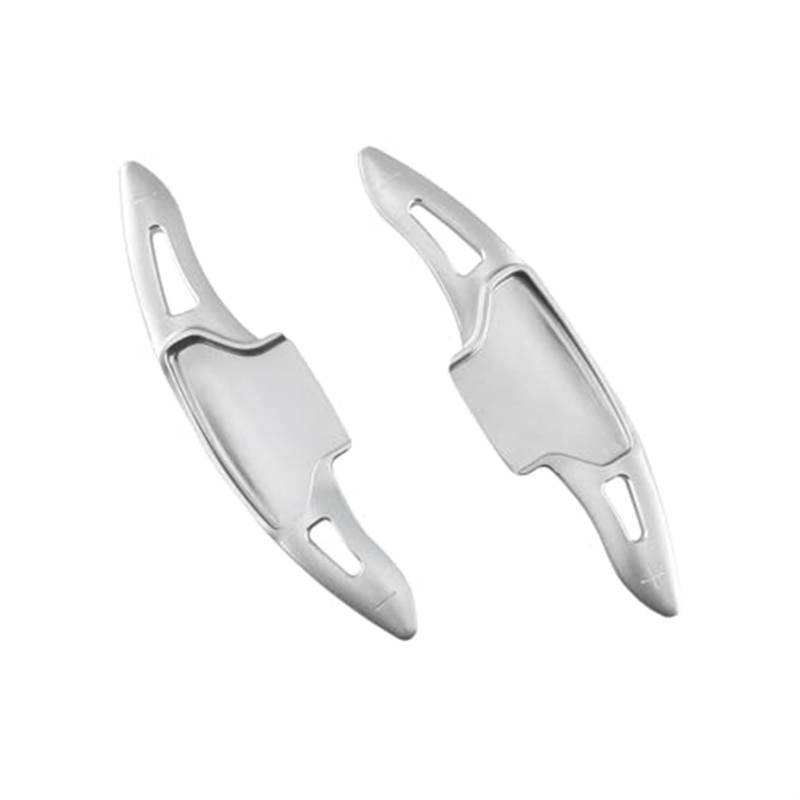 Yurefax for Ford, for Explorer, MK6 ST-Line XLT Sport ST Plug-in, for Hybrid 2020 2021 2022 Auto-Lenkrad-Paddle-Shifter-Verlängerung Auto-Schaltwippen(Silver) von Yurefax