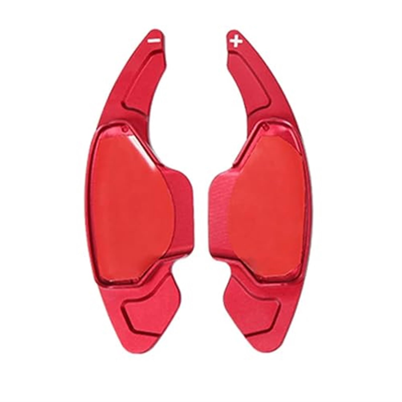 Yurefax for Infiniti, QX50 QX55 QX60 2022, for Essential, for Luxe, for Sensory Car Lenkrad Paddle Shifter Verlängerung Getriebe Aufkleber Zubehör Auto-Schaltwippen(Style 1 Red) von Yurefax