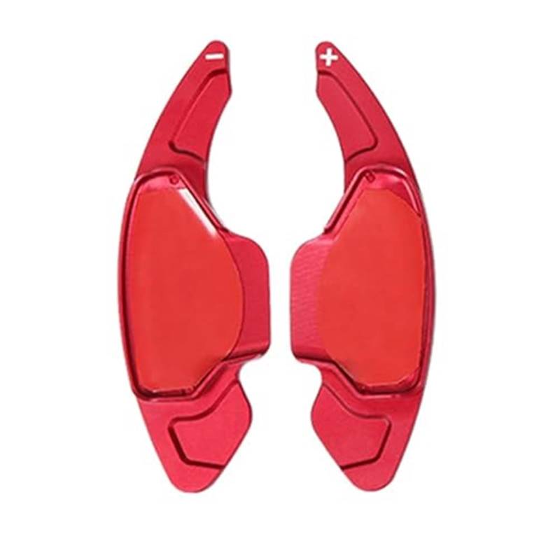 Yurefax for Infiniti, QX50 QX55 QX60 2022, for Essential, for Luxe, for Sensory Car Lenkrad Paddle Shifter Verlängerung Getriebe Aufkleber Zubehör Auto-Schaltwippen(Style 1 Red) von Yurefax