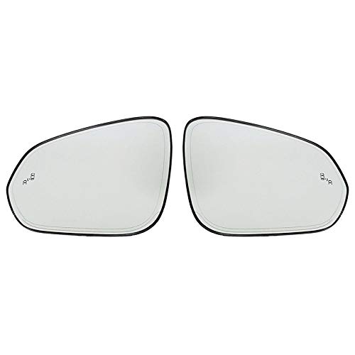 Yurefax for Lexus, RX NX NX200t RX350 NX300h RX450h 2015-2020 Weitwinkel Ersatz Erhitzt Blind Spot Warnung Flügel Hinten Spiegel Glas Auto-Rückspiegelglas(LHRH Blind Spot Heat) von Yurefax