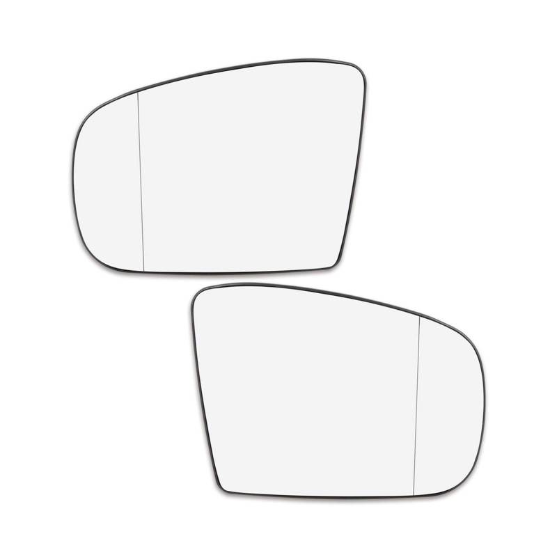 Yurefax for Mercedes, ML320 ML350 ML500 ML55 2002 2003 2004 2005 AMG Links Rechts Paar Spiegelglas Beheizt Mit Trägerplatte Seitliches Rückspiegelglas Auto-Rückspiegelglas(1pair) von Yurefax