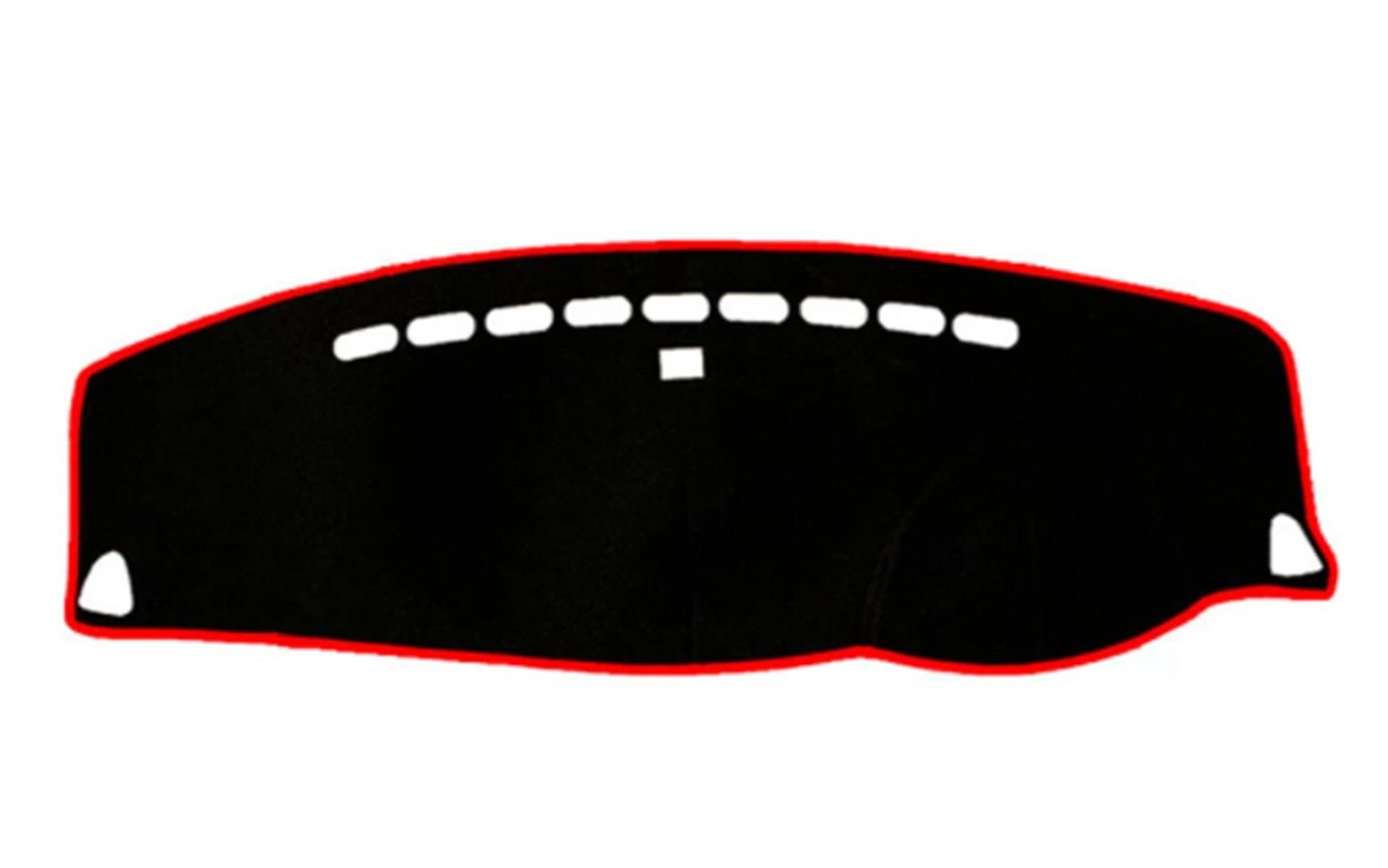 Yurefax for Mitsubishi, Outlander 2006-2009 2010 2011 2012 Dashboard Abdeckung Matte Pad DashMat Dash Sonnenschutz Schützen Teppich Auto Zubehör Auto-Armaturenbrett-Abdeckmatte(Black(Red Edge)) von Yurefax
