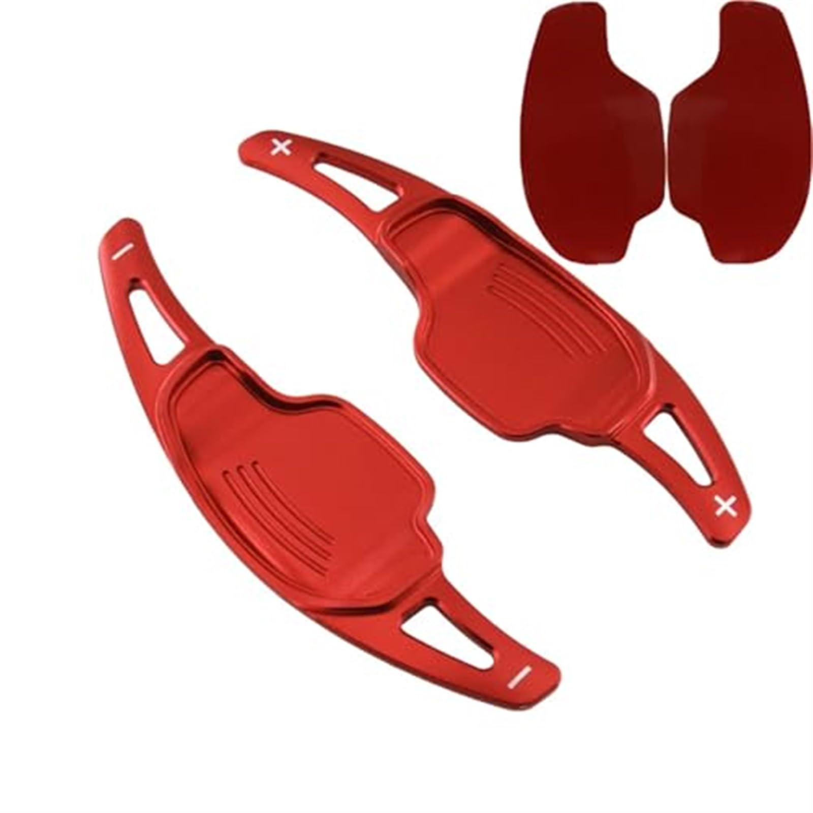 Yurefax for Opel, for Corsa F GS LINE, for Insignia B GSi, for Grandland X, for Hybrid4, for Mokka Auto Lenkrad Paddle Shift Extension Shifter Auto-Schaltwippen(RED) von Yurefax