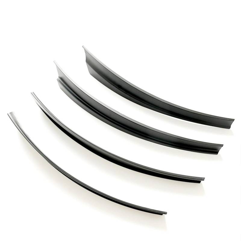 Yurefax for Tesla, Modell Y 2021-2023 Auto-Rad-Augenbrauen-Kotflügel vorne hinten Kotflügel Schmutzfänger Spritzschutz Antikollisions-Anti-Sand-Modifikation Kotflügelverbreiterung(Matte Black) von Yurefax