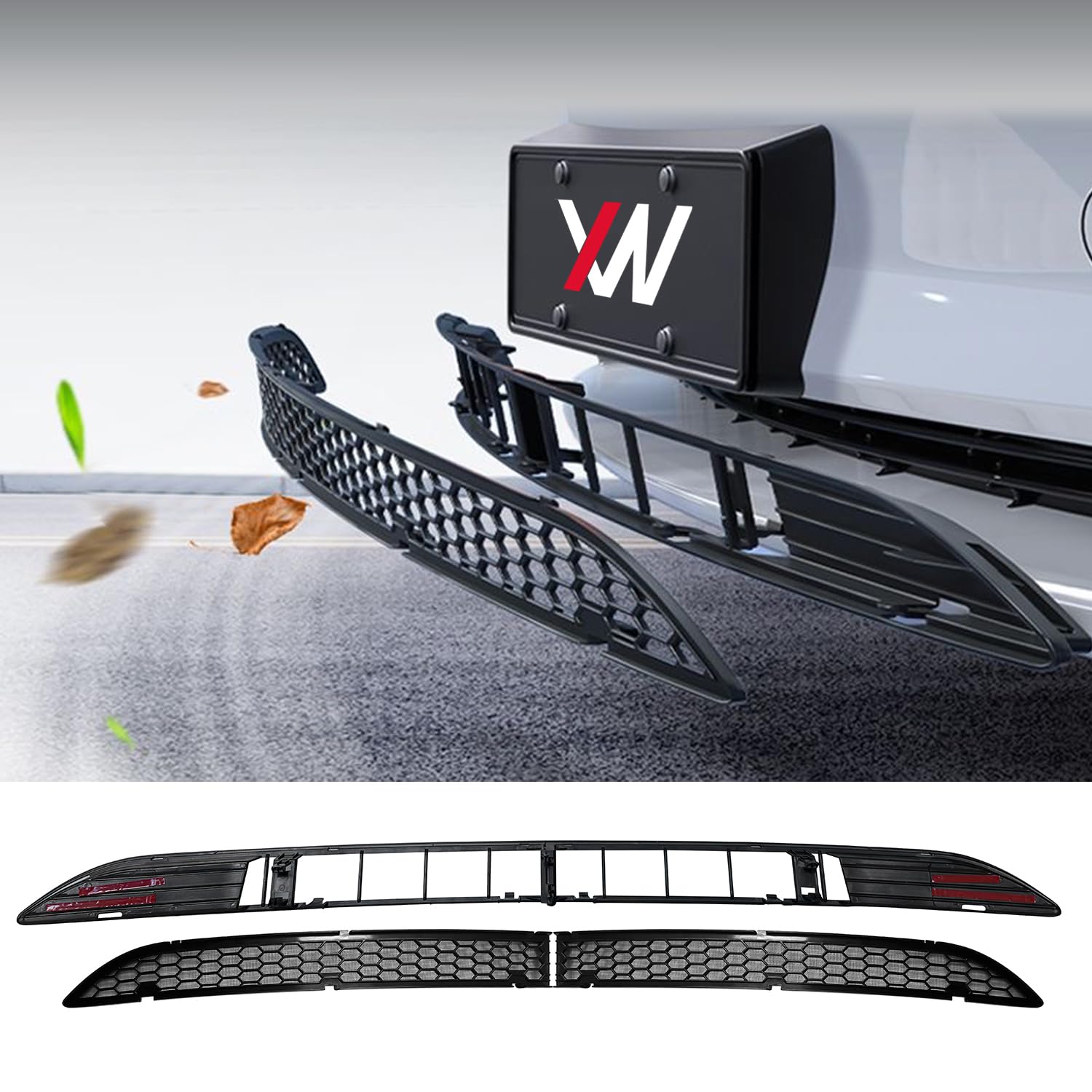 Ywooon Front Grill Mesh für Tesla Model 3 Highland 2024 Auto Untere Stoßstange Integrierte Insektennetz Gitter Einsatz Netz Lufteinlass Entlüftungsgitter Abdeckung Zubehör Ywooon Front Grill Mesh für Tesla Model 3 Highland 2024 Auto Untere Stoßstange Integrierte Insektennetz Gitter Einsatz Netz Lufteinlass Entlüftungsgitter Abdeckung Zubehör von Ywooon