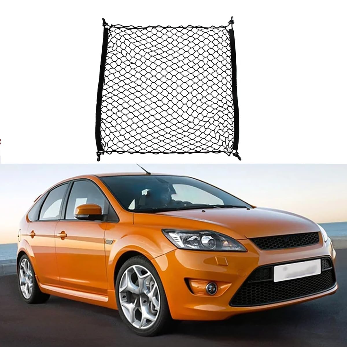 Auto Boot Trunk Net Fracht Organizer Für Ford Focus MK2 MK2.5 2005~2011,Kofferraum Mesh Net Cargo Trunk Organizer Auto eingebautes Zubehör Auto Boot Trunk Net Fracht Organizer Für Ford Focus MK2 MK2.5 2005~2011,Kofferraum Mesh Net Cargo Trunk Organizer Auto eingebautes Zubehör von Yyyyy6A