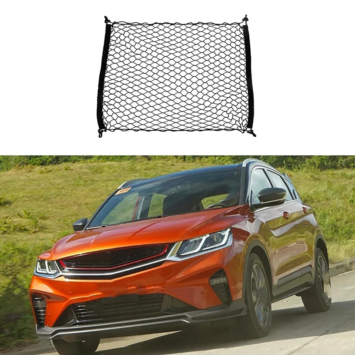 Auto Boot Trunk Net Fracht Organizer Für Geely Coolray Binyue SX11 X50 2018~2023 MK1,Kofferraum Mesh Net Cargo Trunk Organizer Auto eingebautes Zubehör Auto Boot Trunk Net Fracht Organizer Für Geely Coolray Binyue SX11 X50 2018~2023 MK1,Kofferraum Mesh Net Cargo Trunk Organizer Auto eingebautes Zubehör von Yyyyy6A