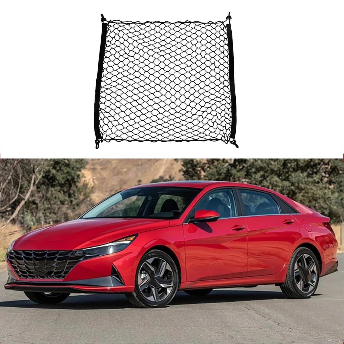 Auto Boot Trunk Net Fracht Organizer Für Hyundai Elantra CN7 2021 2022 2023,Kofferraum Mesh Net Cargo Trunk Organizer Auto eingebautes Zubehör Auto Boot Trunk Net Fracht Organizer Für Hyundai Elantra CN7 2021 2022 2023,Kofferraum Mesh Net Cargo Trunk Organizer Auto eingebautes Zubehör von Yyyyy6A