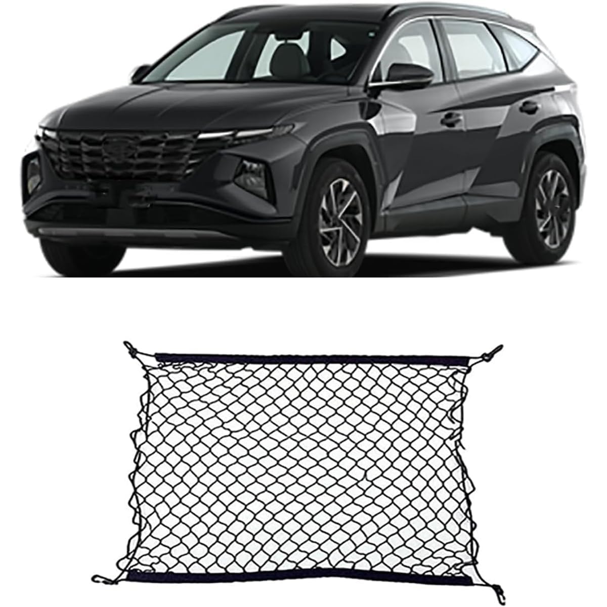 Auto Boot Trunk Net Fracht Organizer Für Hyundai Tucson 2016~2021 TL N Line Premium SE 2015-2019,Kofferraum Mesh Net Cargo Trunk Organizer Auto eingebautes Zubehör Auto Boot Trunk Net Fracht Organizer Für Hyundai Tucson 2016~2021 TL N Line Premium SE 2015-2019,Kofferraum Mesh Net Cargo Trunk Organizer Auto eingebautes Zubehör von Yyyyy6A