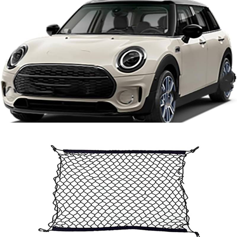 Auto Boot Trunk Net Fracht Organizer Für Mini Clubman F54 2017 2015~2023,Kofferraum Mesh Net Cargo Trunk Organizer Auto eingebautes Zubehör von Yyyyy6A