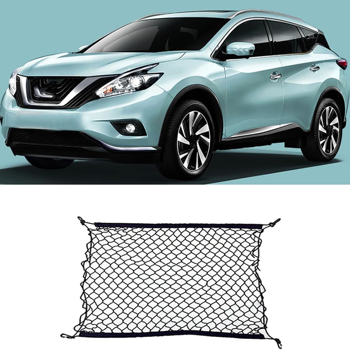 Auto Boot Trunk Net Fracht Organizer Für Nissan Murano Z52 P42M 2015~2023,Kofferraum Mesh Net Cargo Trunk Organizer Auto eingebautes Zubehör Auto Boot Trunk Net Fracht Organizer Für Nissan Murano Z52 P42M 2015~2023,Kofferraum Mesh Net Cargo Trunk Organizer Auto eingebautes Zubehör von Yyyyy6A